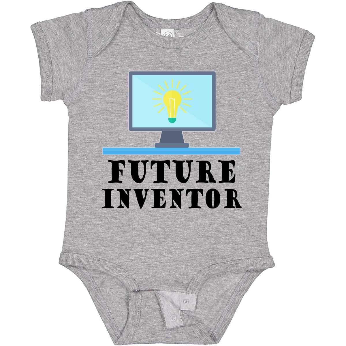 Inktastic Future Inventor Computer Occupation Baby Bodysuit - Cute STEM Gift for Toddlers & Infants - Perfect for Science Themed Parties & Geeky Parenting