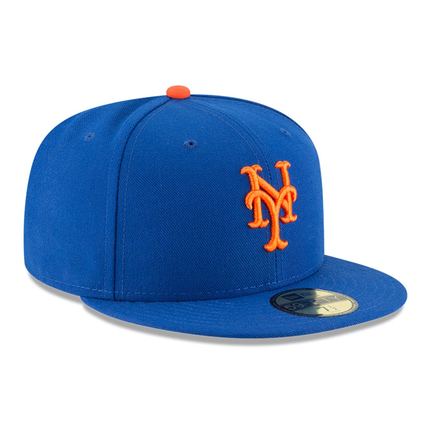 New Era 59Fifty Authentic Collection New York Mets Game Hat - Royal Blue - Official MLB Licensed Baseball Cap for Men & Women - Perfect for Games, Streetwear & Sports Fan Fashion