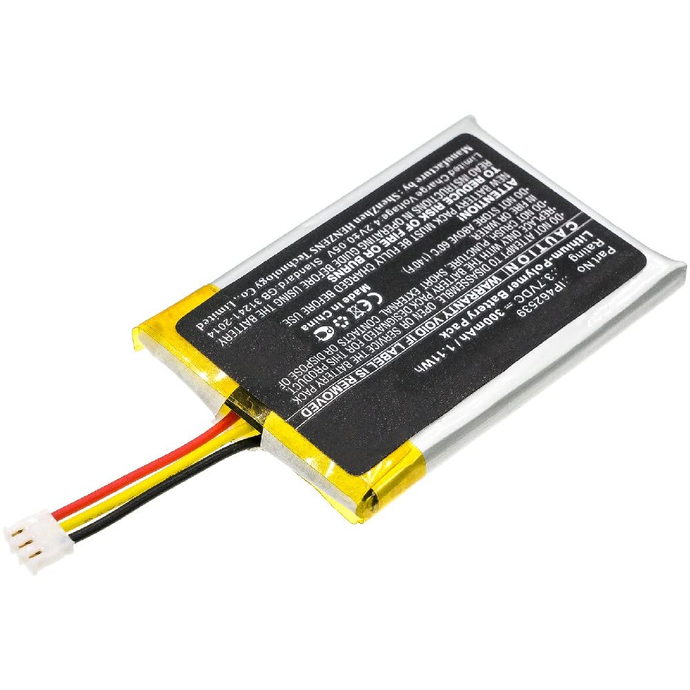 Synergy Digital Wireless Headset Battery - 3.7V Li-Polymer 300mAh Replacement Battery for IP462539 Wireless Headset - Perfect for Office, Call Center & Remote Work