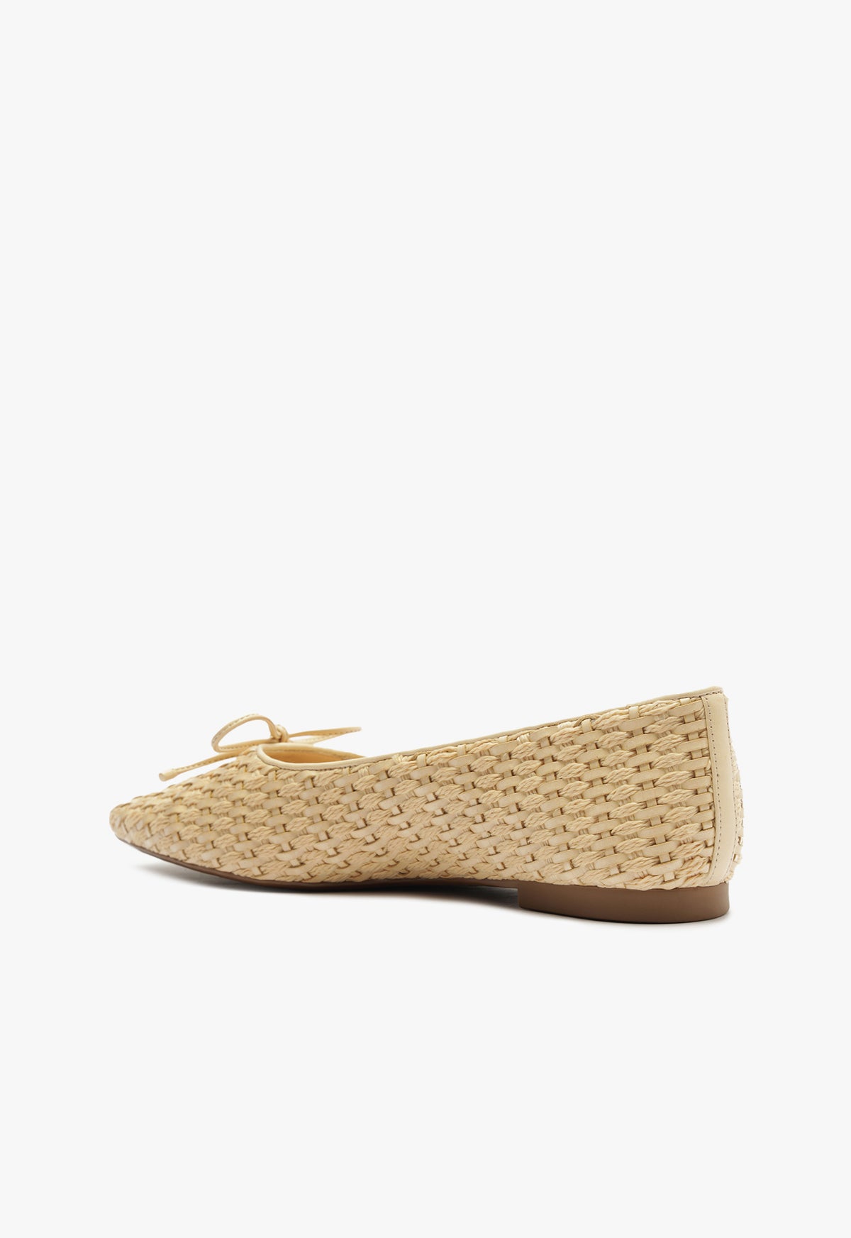 Arissa Women's Straw Ballet Flats - Comfortable Breathable Summer Casual Shoes for Walking, Beach, and Outdoor Activities