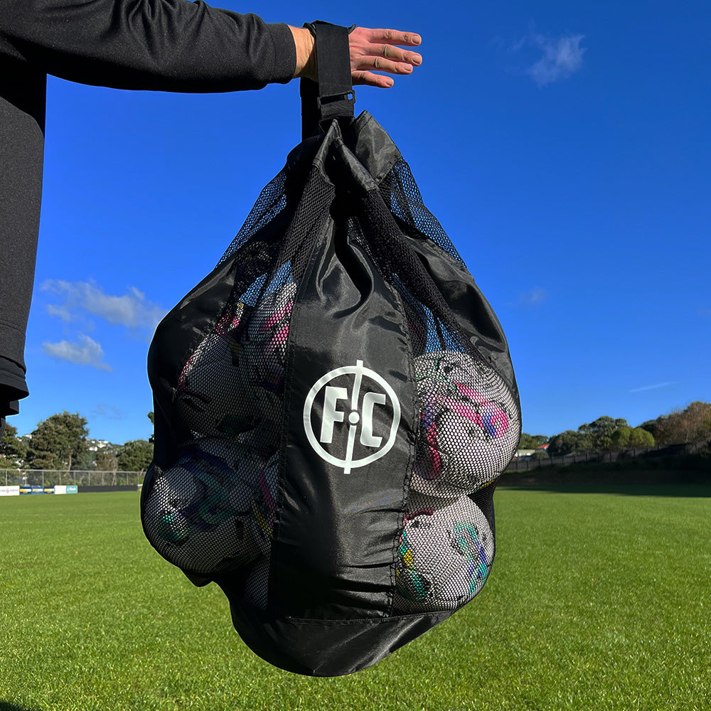 FC Shoulder Strap Ball Bag - Portable Sports Equipment Organizer for Baseball, Softball & Tennis | Perfect for Training, Games & Outdoor Activities