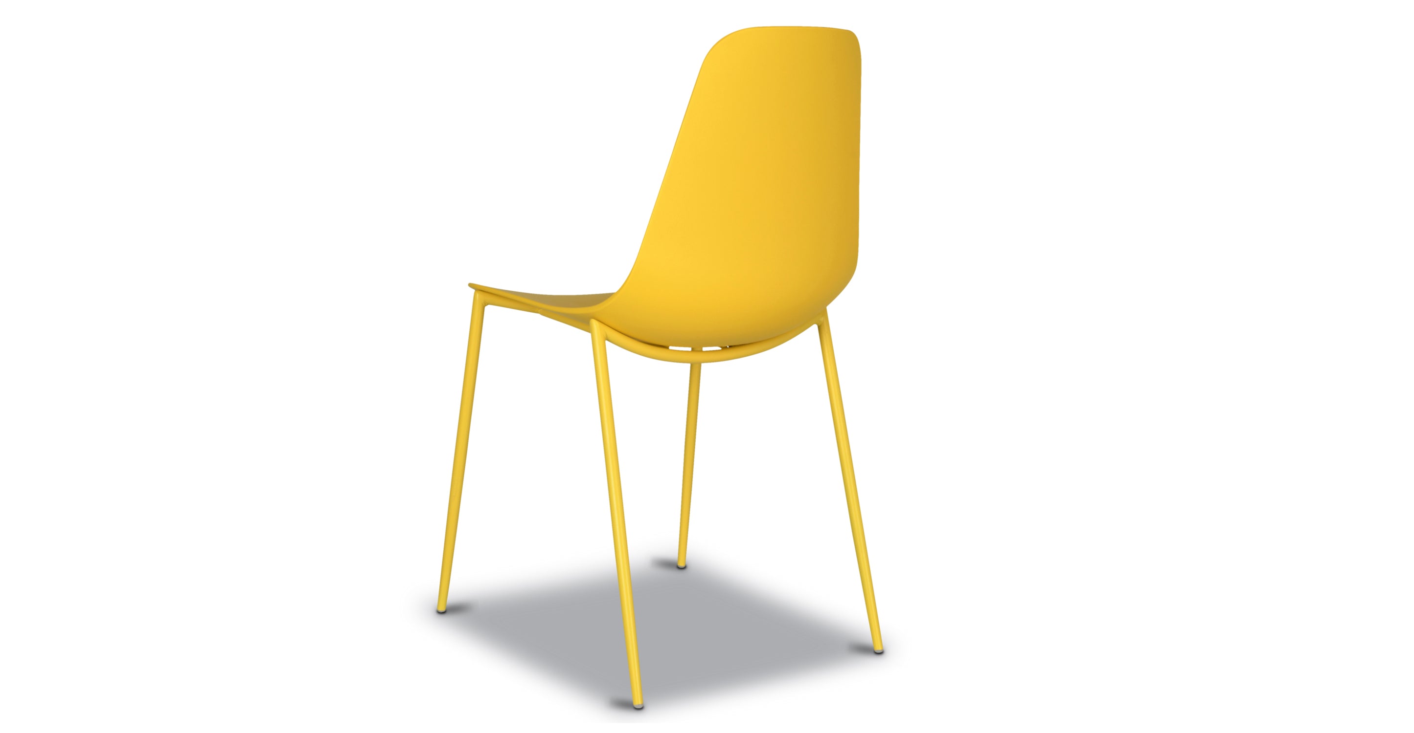 Isla Dining Chair - Modern Wooden Dining Room Chairs Set of 2, Comfortable Upholstered Seat with Sturdy Metal Legs - Perfect for Kitchen, Dining Room, Breakfast Nook & Home Decor