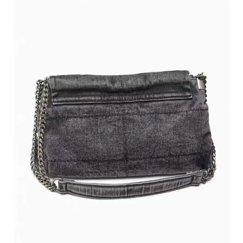 Luxury Designer Denim Shoulder Bag for Women - Fashion Tote & Top Handle Handbag for Party, Evening, Casual & Summer Use | Perfect for Work, Travel & Daily Outfits