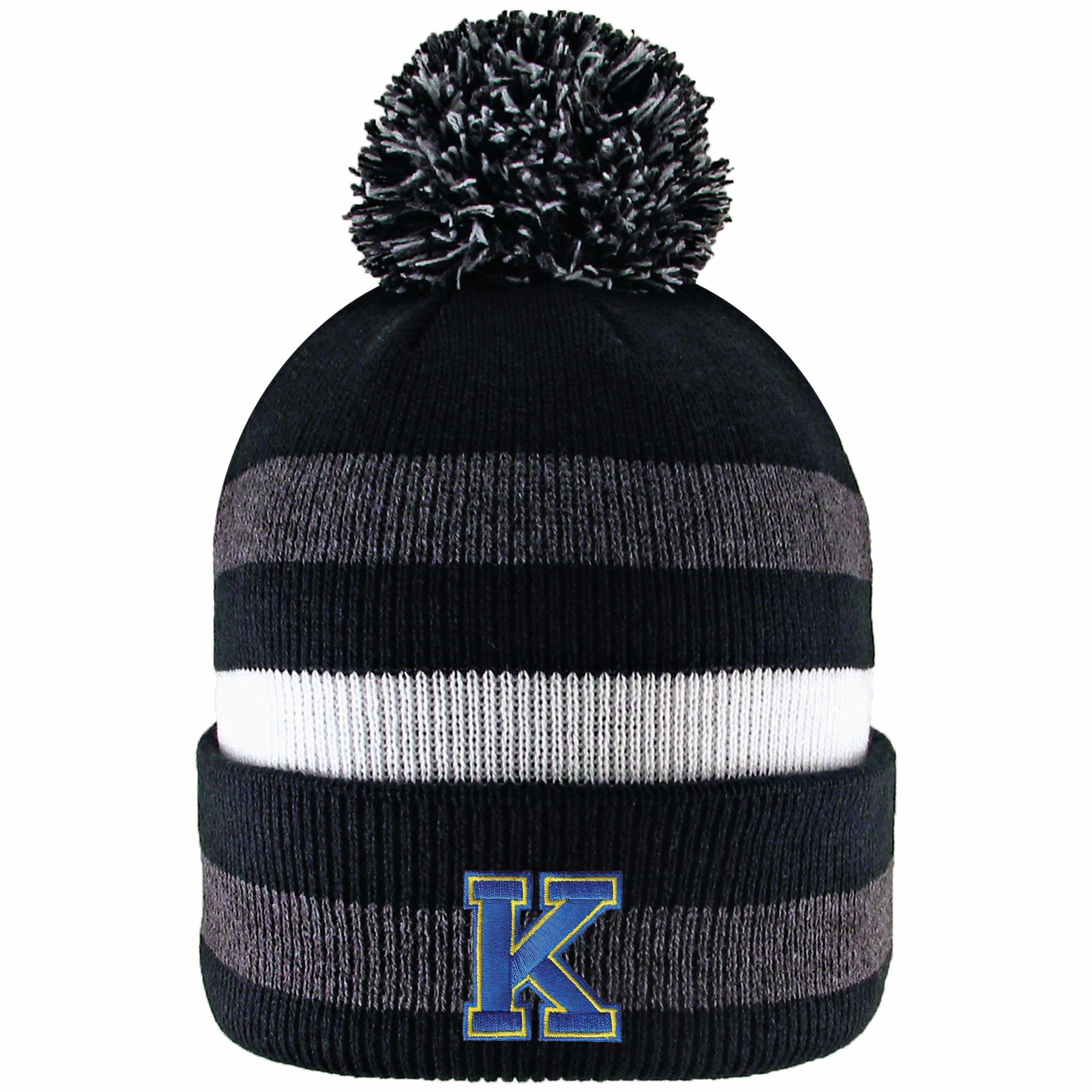 Men's & Women's Kearney Bearcat Primetime Pom Beanie - Warm Winter Knit Hat for Football Games & Outdoor Activities