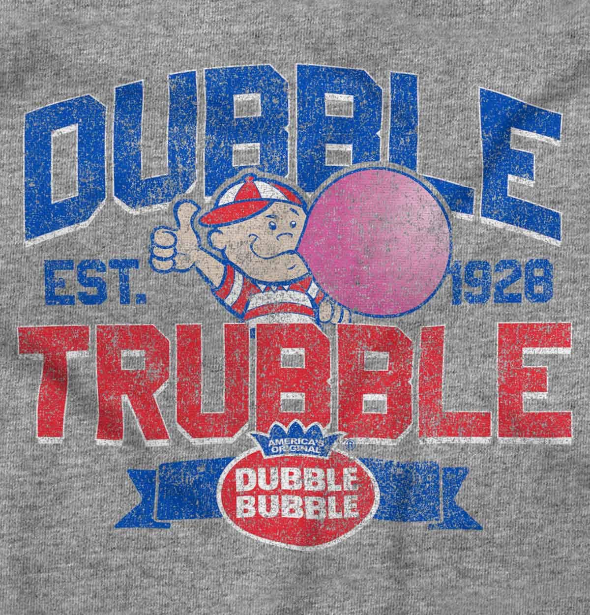 Dubble Trouble Bubble Gum Hoodie - Unisex Zip Up for Casual Wear