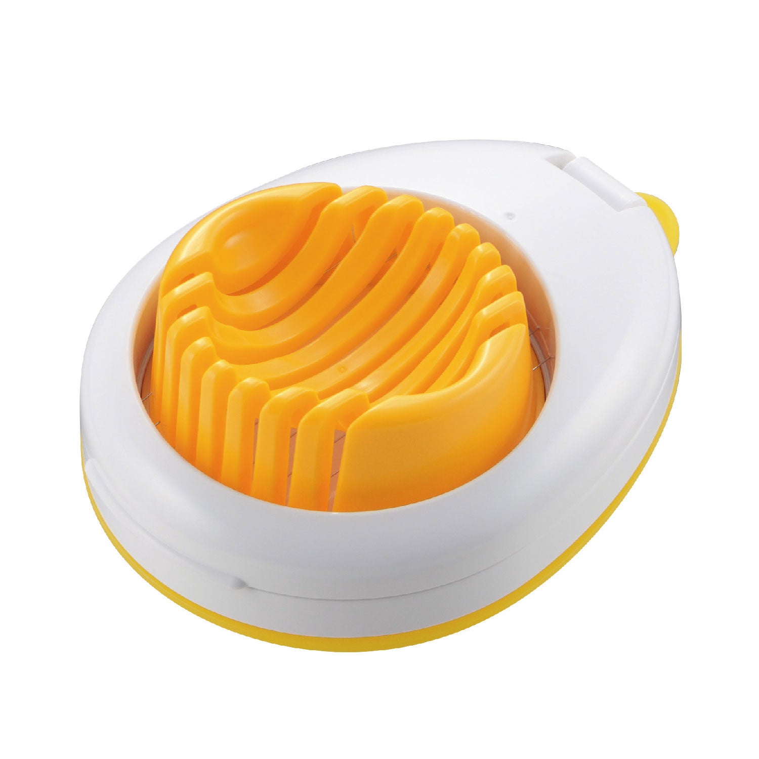 Akebono ezegg Egg Cutter - Stainless Steel Kitchen Tool for Perfectly Sliced Hard Boiled Eggs | Ideal for Salads, Sandwiches & Meal Prep