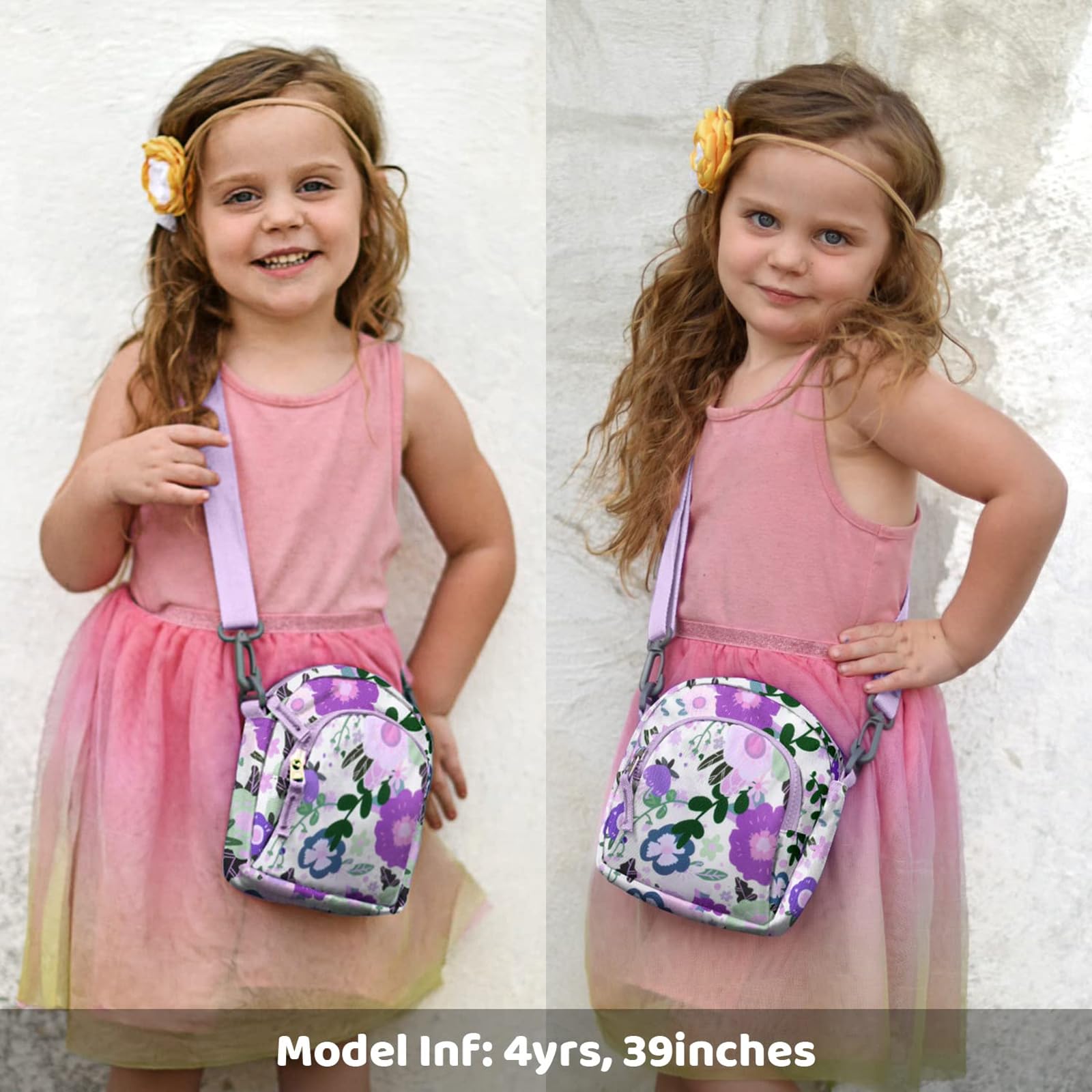 Choco Mocha Girls Crossbody Purse for Kids 4-8 Years Old | Toddler Shoulder Bag for 2-4 Year Old Girls | Perfect for School, Parties & Daily Use