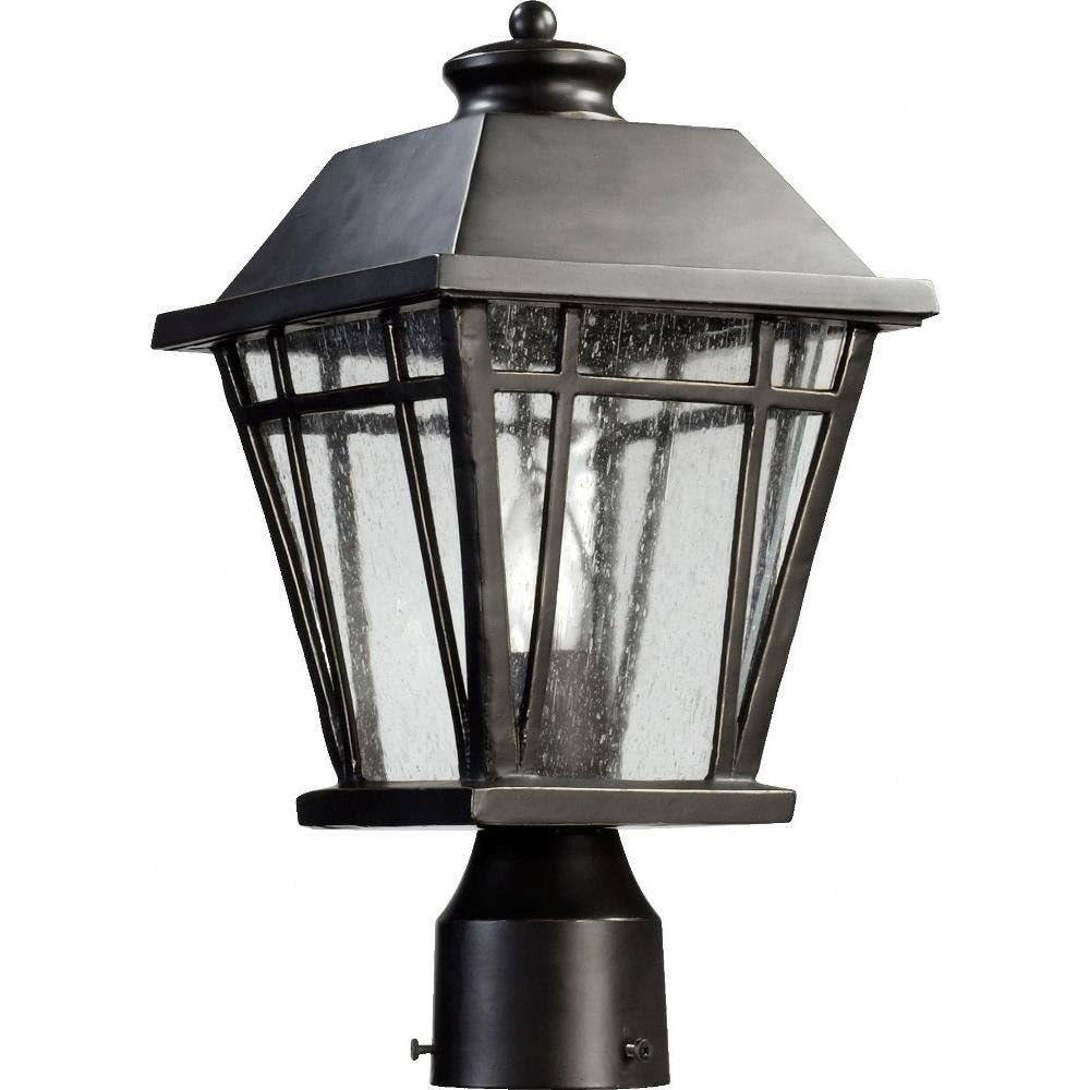 Baxter Outdoor Post Lantern - Modern Single Light Fixture for Porch, Garden & Pathway Lighting | Weather-Resistant & Energy-Efficient Design
