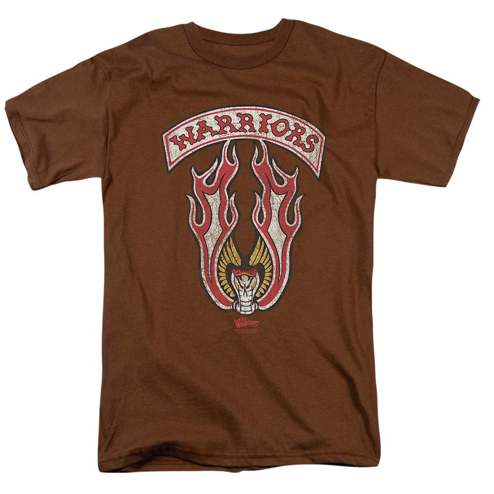 Popfunk Classic Warriors Emblem Movie T-Shirt & Stickers Set - Official Licensed Merchandise for Fans & Collectors - Perfect for Cosplay, Gifts, and Movie Themed Parties