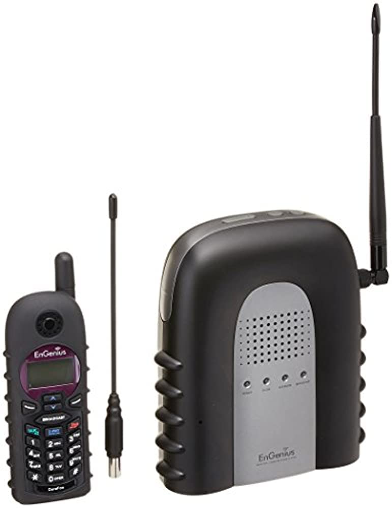 EnGenius DURAFON-SIP 900MHz Cordless Phone System with 10 Handsets - Long Range Wireless Landline for Home & Office, Expandable Business Phone Solution (Gray) | Ideal for Warehouses, Retail Stores & Large Homes