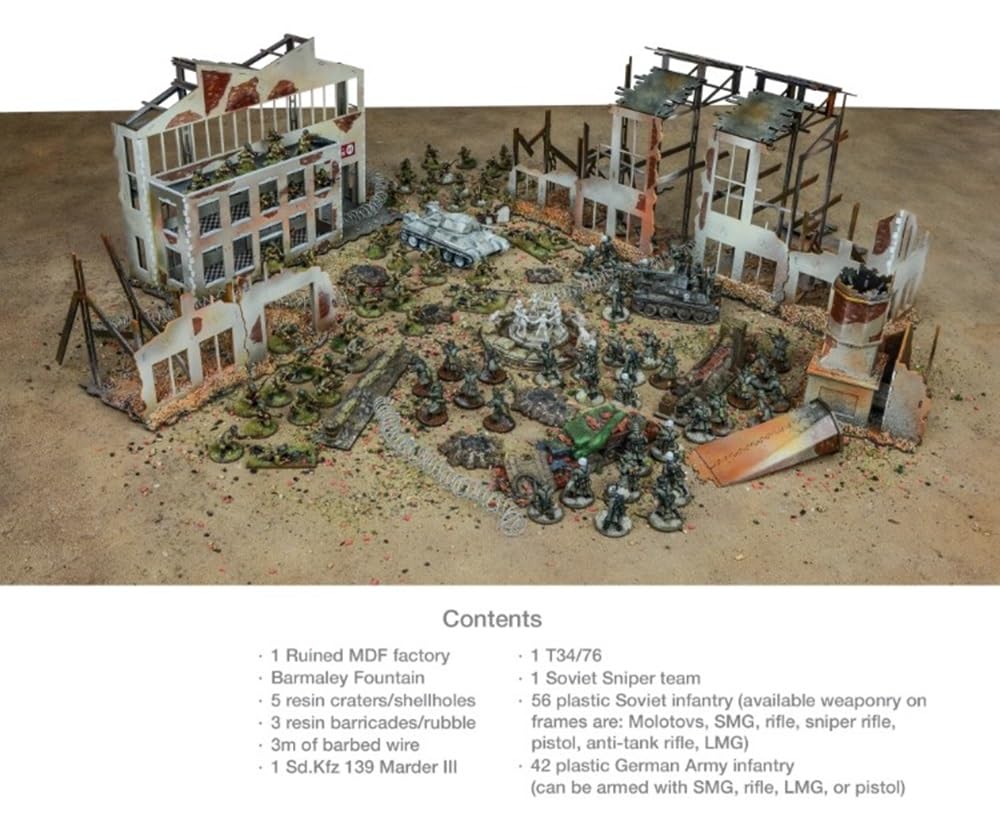 Warlord Games Bolt Action Stalingrad Battle-Set - WWII Historical Miniature Wargaming Starter Set for Tabletop Strategy Games | Perfect for War Game Enthusiasts & Collectors