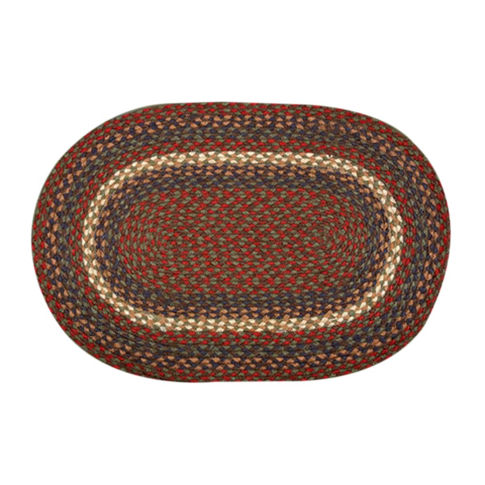 Premium Earth Rugs 5x8 Feet Burgundy & Gray Handmade Bohemian Area Rug - Perfect for Living Room, Bedroom, or Home Decor