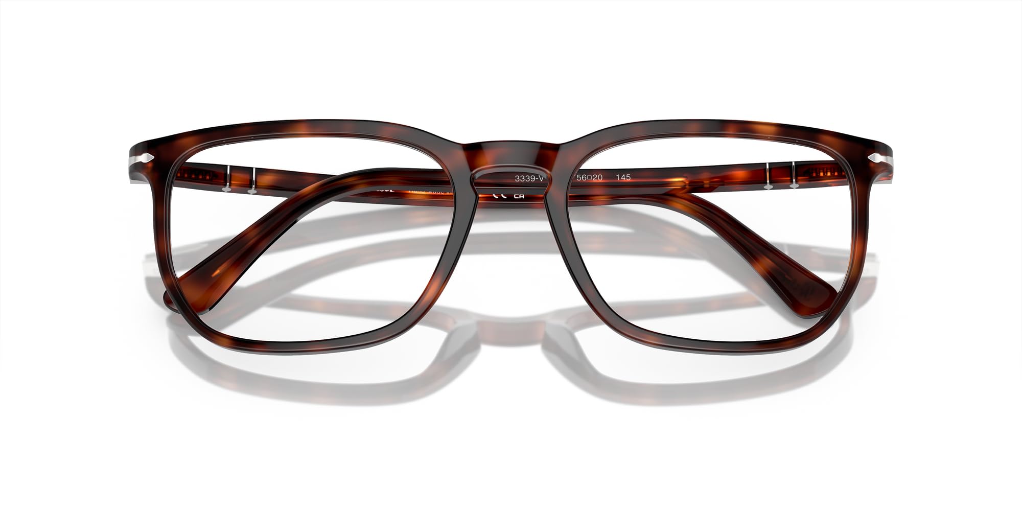Persol Men's Po3339v Round Prescription Eyeglass Frames - Classic Retro Style for Reading, Driving & Everyday Wear