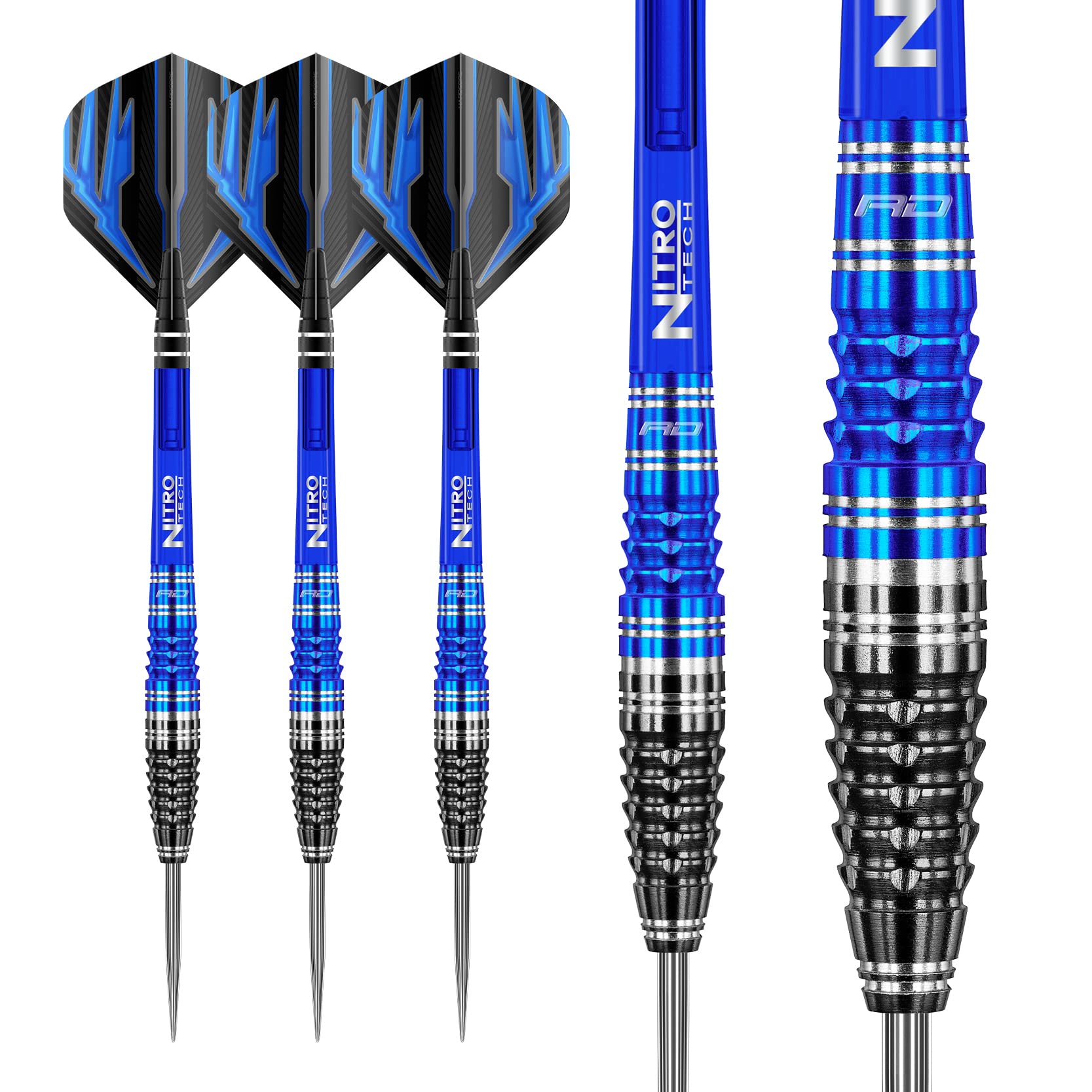 Premium Tungsten Steel Darts Set - 90% Tungsten Red Dragon Delta 2 Darts with Flights, Shafts & Wallet - Professional Darts Accessories for Bars, Tournaments & Home Practice