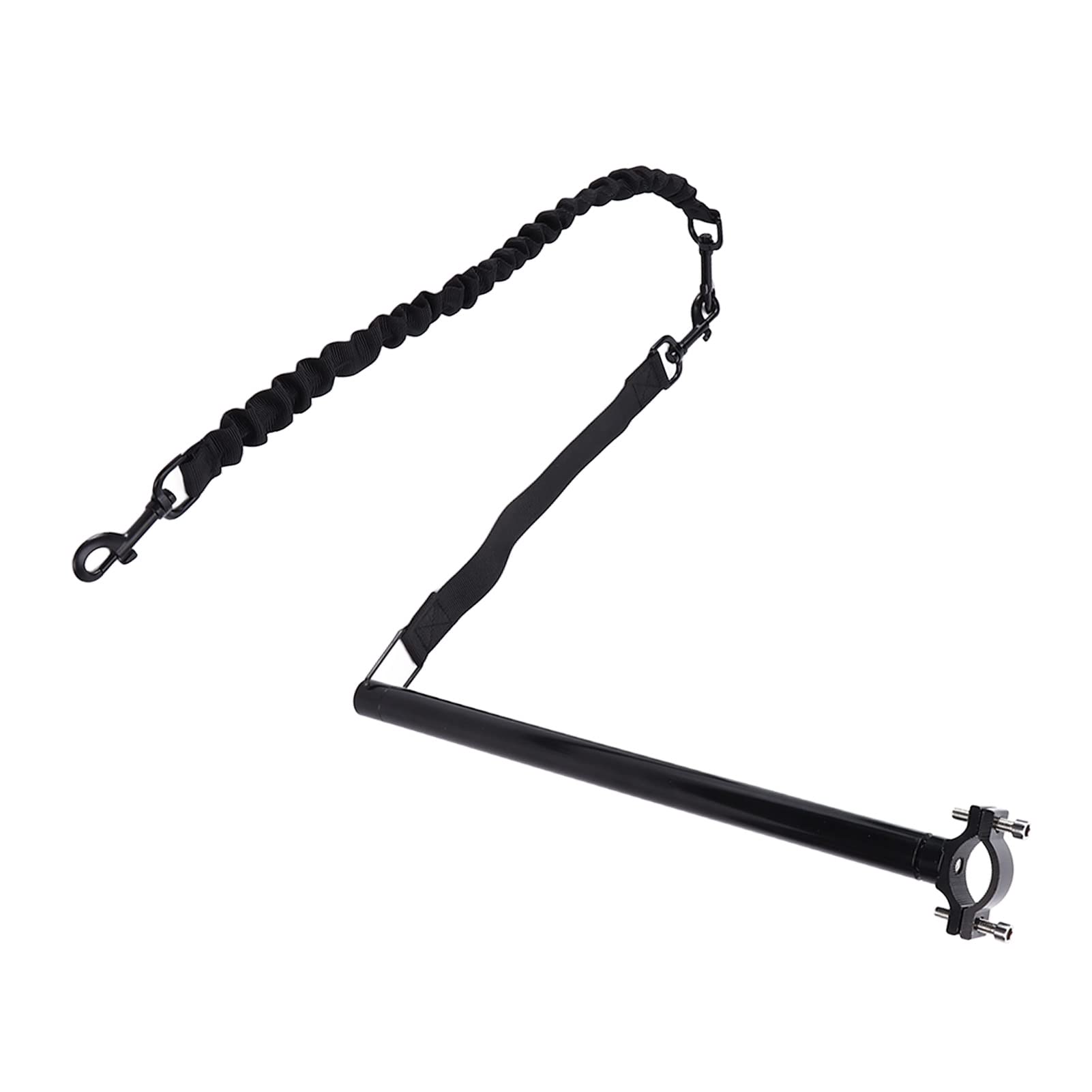 Durable Hands-Free Dog Leash & Bike Attachment - Heavy Duty Black Reflective Leash for Dog Training, Running, Jogging & Cycling | Perfect for Outdoor Adventures, Park Walks & Daily Exercise with Your Pet