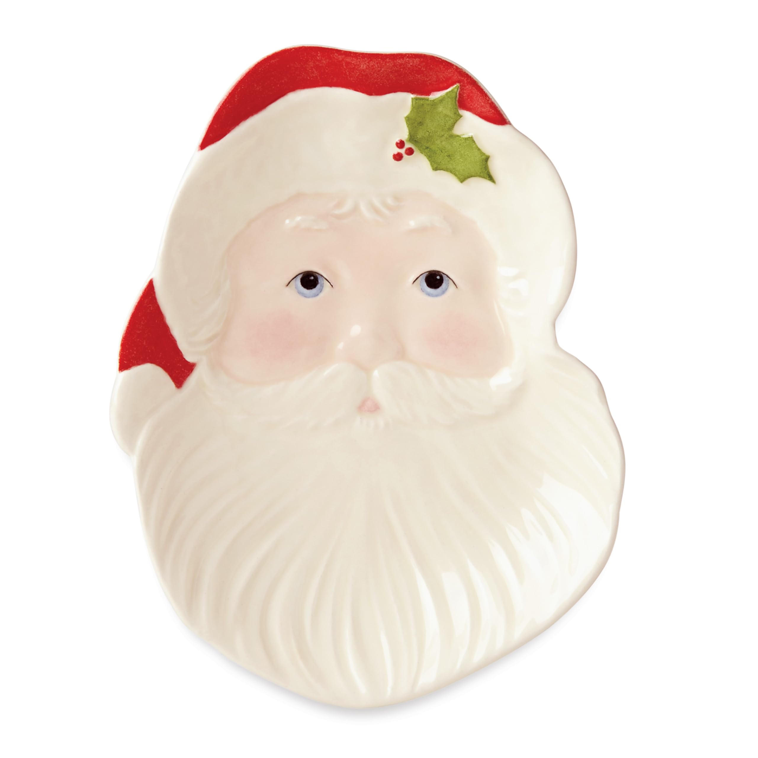 Lenox 882207 Santa Spoon Rest - Christmas Holiday Hosting & Table Decor for Festive Dining & Entertaining
