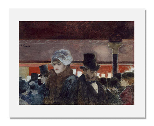 Jean Louis Forain - Foyer of the Opéra Painting | Vintage French Art Reproduction | Home & Office Wall Decor | Perfect for Living Rooms, Galleries & Art Collections