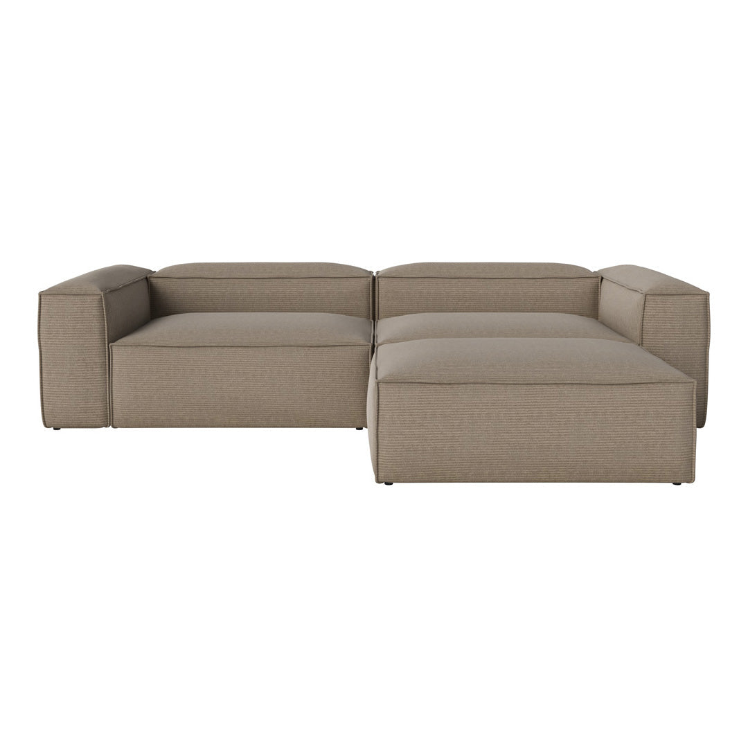 Cosima 2 Seater Sofa with Large Pouf - Modern Living Room Furniture for Small Spaces, Apartment & Lounge Comfort - Perfect for Relaxing, Entertaining & Compact Home Decor