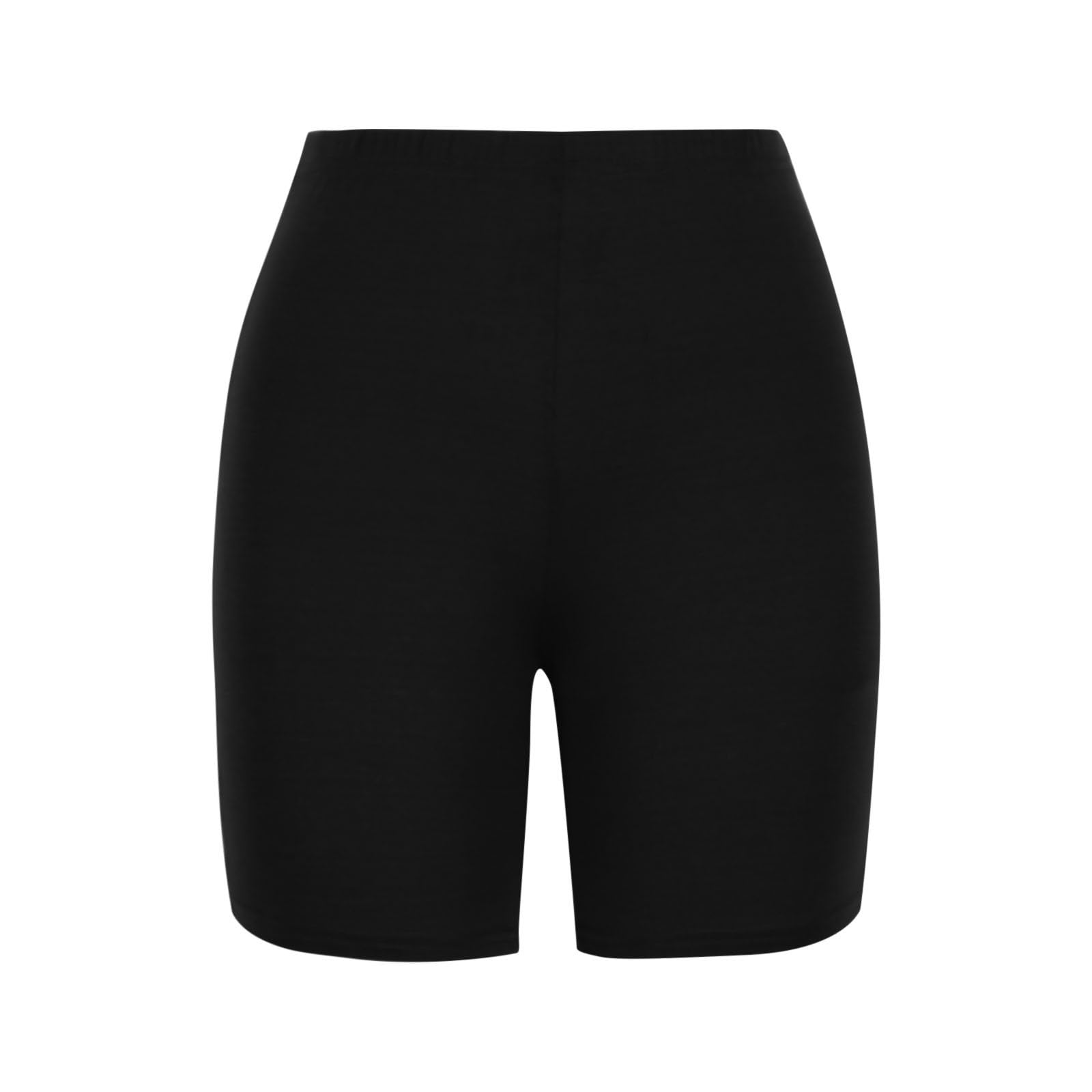 High Waisted Legging Shorts for Women 2 Pack - Plus Size Workout Shorts, Yoga Shorts, Casual Underwear Bottoms for Summer, Gym, Running, and Lounge