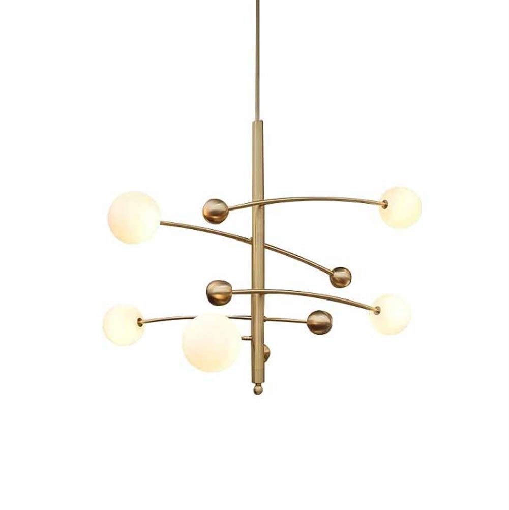 5-Light Modern Minimalist Chandelier - Luxury Fashion Magic Bean Design for Bedroom, Living Room & Restaurant Lighting - Elegant Ceiling Fixture for Home & Commercial Decor