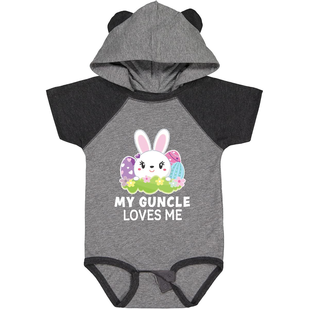 My Guncle Loves Me Bunny Easter Baby Bodysuit - Cute Holiday Outfit