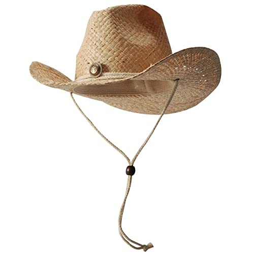 Natural - Metallic Bead Windproof Strap