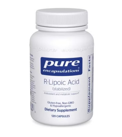 Stabilized R-Lipoic Acid Supplement - Antioxidant Support for Energy, Brain & Nerve Health | Ideal for Anti-Aging & Detox