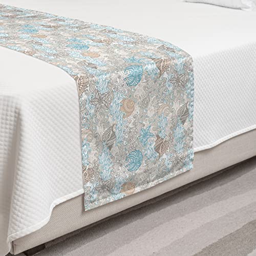 Tan Turquoise White