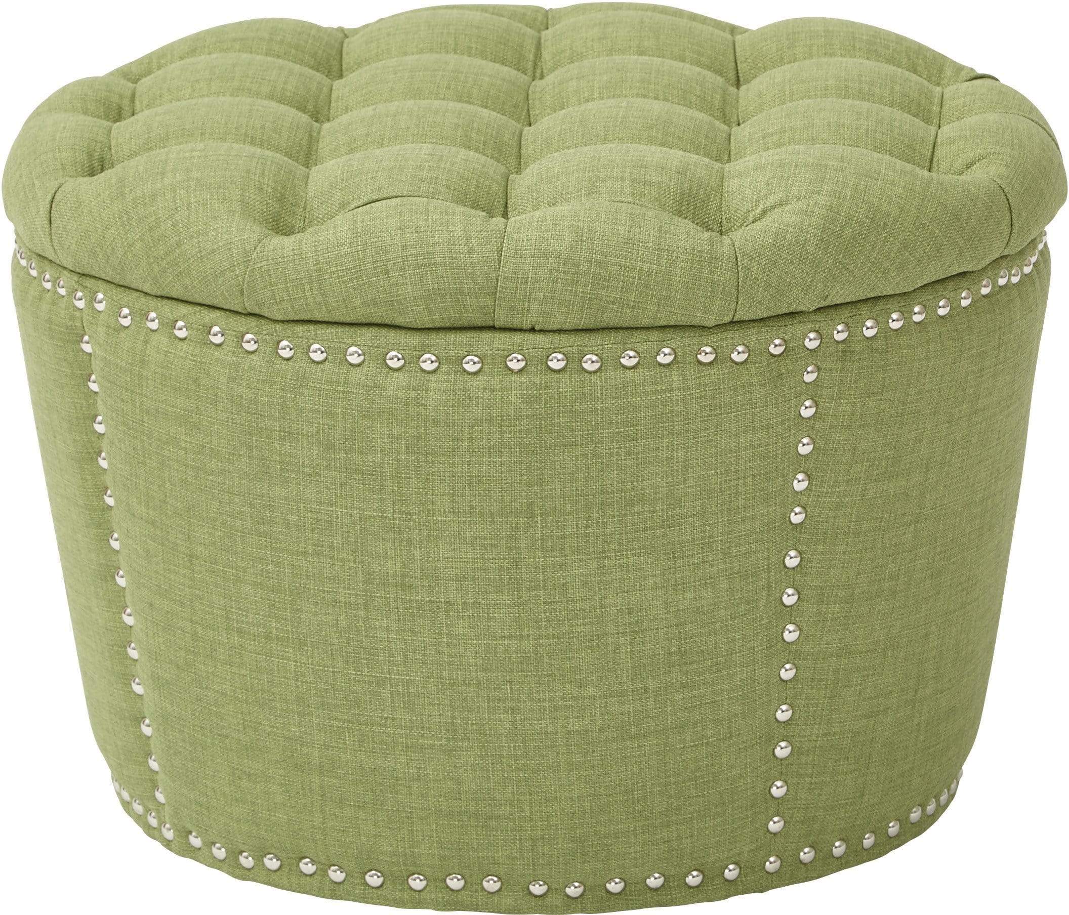 Office Star OSP Accents Lacey Tufted Storage Set [SB239] - Stylish Fabric Storage Bins for Home Office Organization, Closet Storage & Nursery Decor