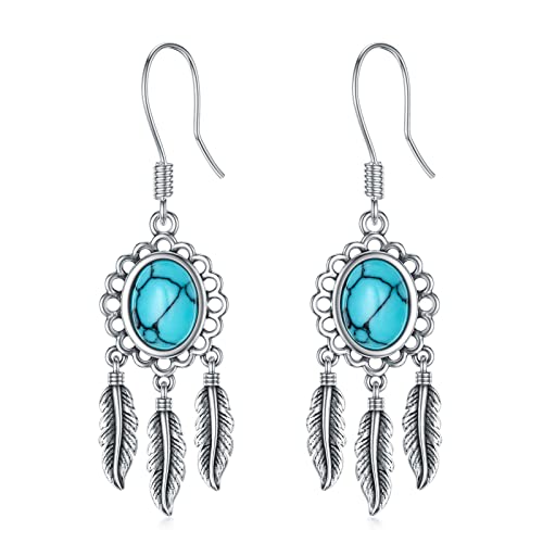 sterling silver- blue turquoise