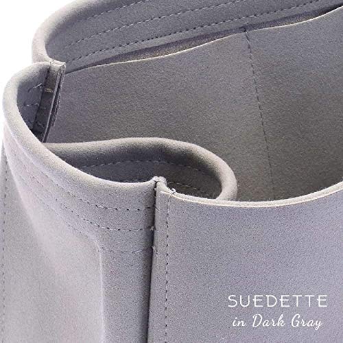 Genuine Suede Leather Handbag Organizer Insert for Hermes Garden Party 30 - Stylish Purse Organizer with Multiple Pockets for Women - Perfect for Work, Travel, and Everyday Use