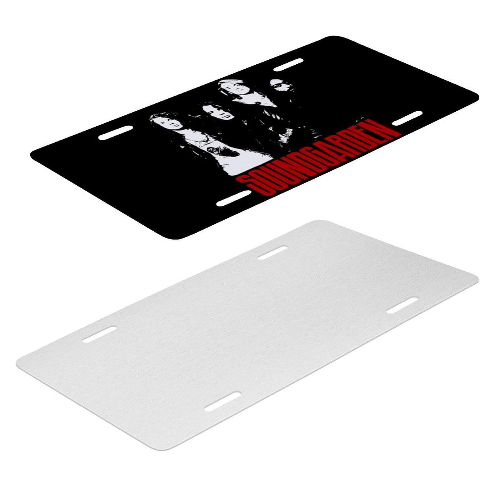 Soundgarden Car Front License Plate - 15x30cm Novelty Decor for Bar & Cafe