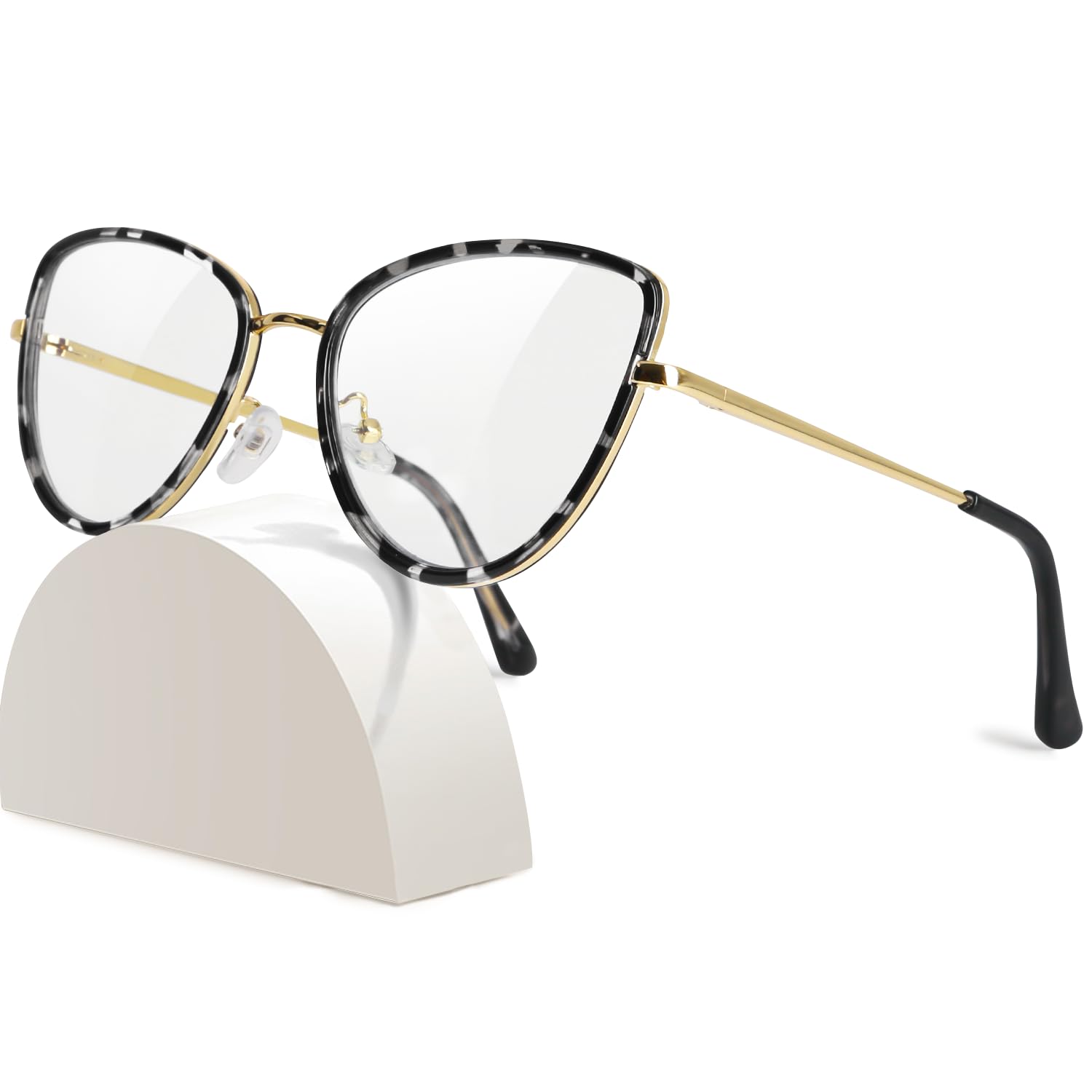 Blue Light Blocking Glasses for Women - Fashion Anti UV Computer Glasses to Reduce Digital Eye Strain - Leopard Print Frame for Work, Gaming & Screen Time
