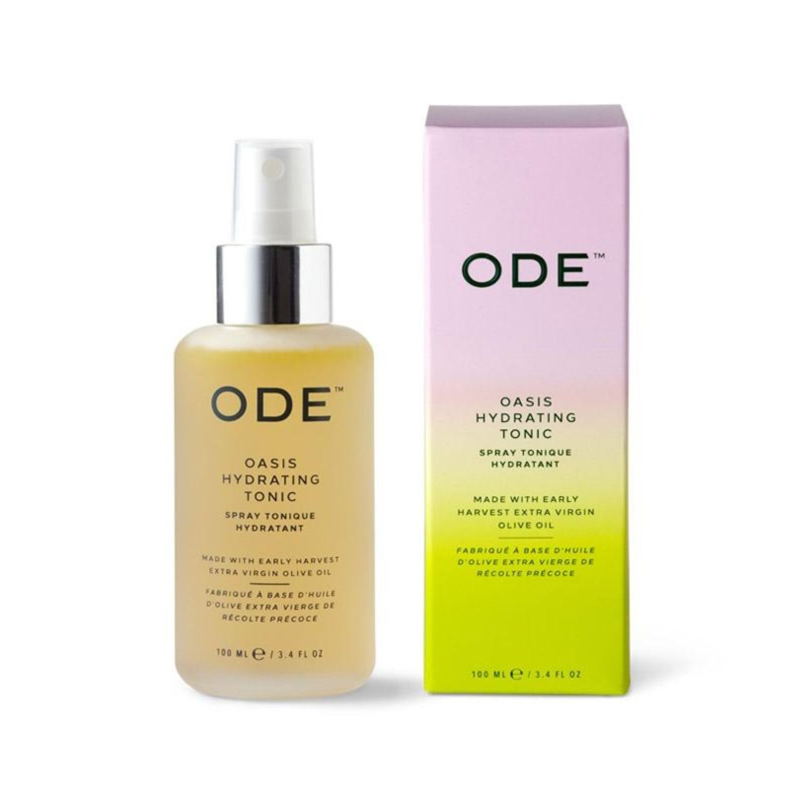 Oasis Hydrating Tonic for Face & Body - 2 Pack | ODE Olive Oil Beauty | Moisturizing Skin Care for Dry Skin, After Sun Care & Daily Hydration