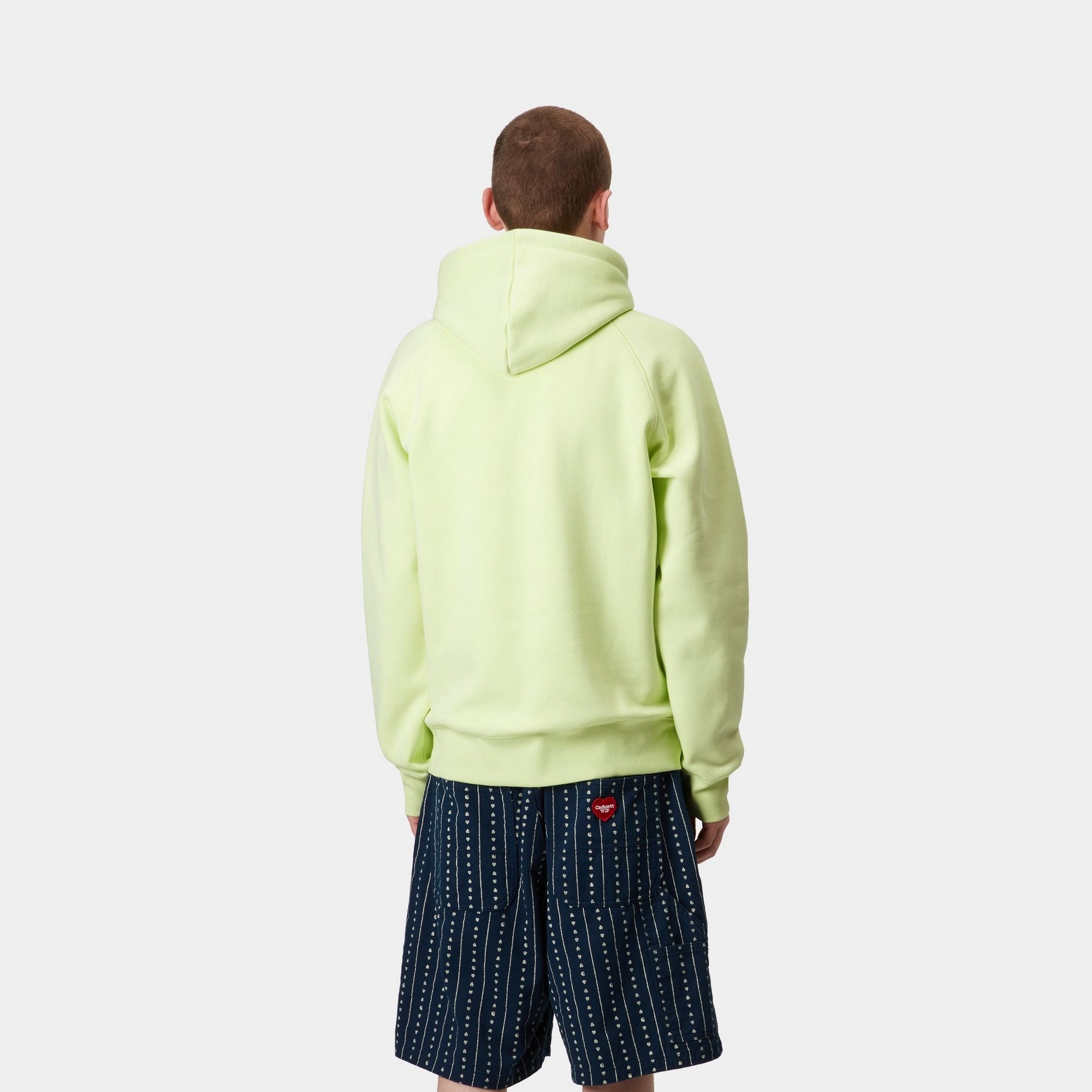 Air Green Hooded Chase Sweatshirt for Men - Cozy Pullover Fleece Hoodie for Casual Wear, Street Style & Outdoor Activities