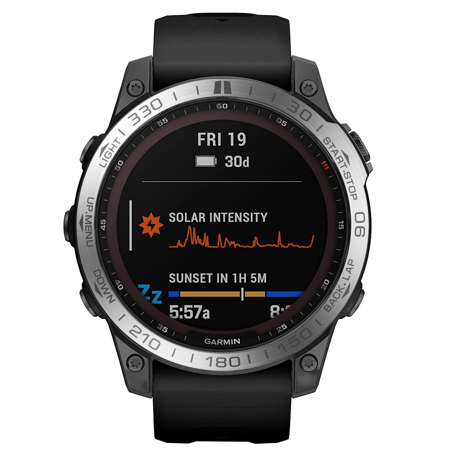 Stainless Steel Bezel Ring Cover for Garmin Fenix 7 - Anti-Scratch Metal Frame Protector, Compatible with Fenix 7 Smartwatch | Perfect for Outdoor Sports, Hiking, and Daily Wear Protection