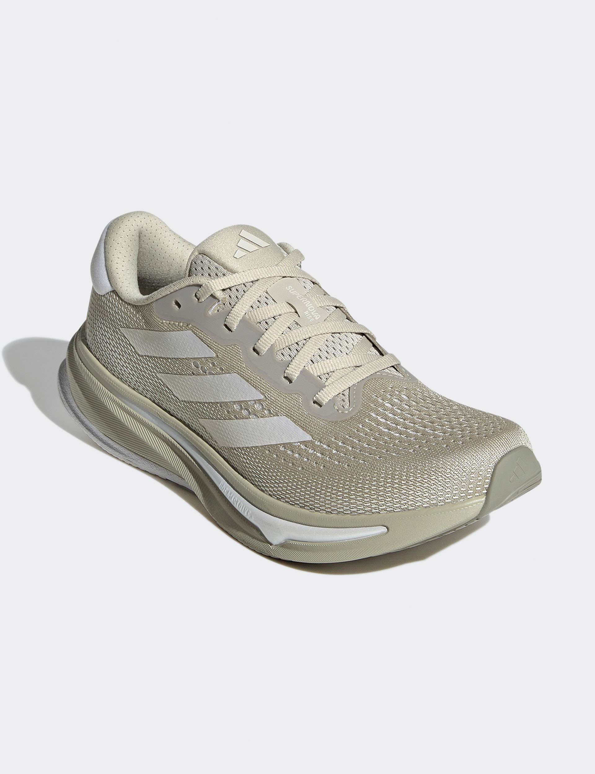 Supernova Rise Running Shoes for Men & Women - Lightweight Cushioned Sneakers in Putty Grey/Dash Grey/Zero Metallic | Perfect for Jogging, Gym Workouts & Daily Walking