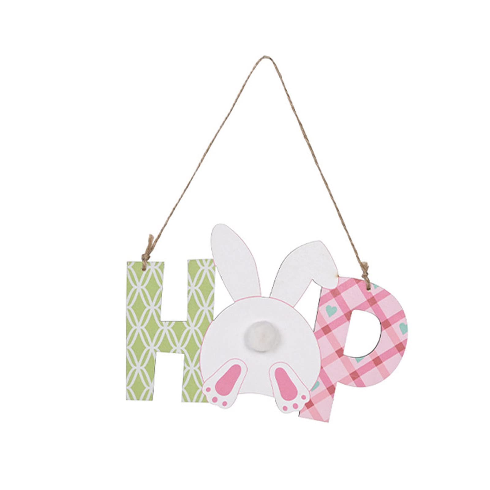 Easter Wooden Eggs Hanging Ornaments - Handmade Easter Decorations for Basket, Tree, and Home - Perfect for Easter Party, Spring Decor, and Gift Giving