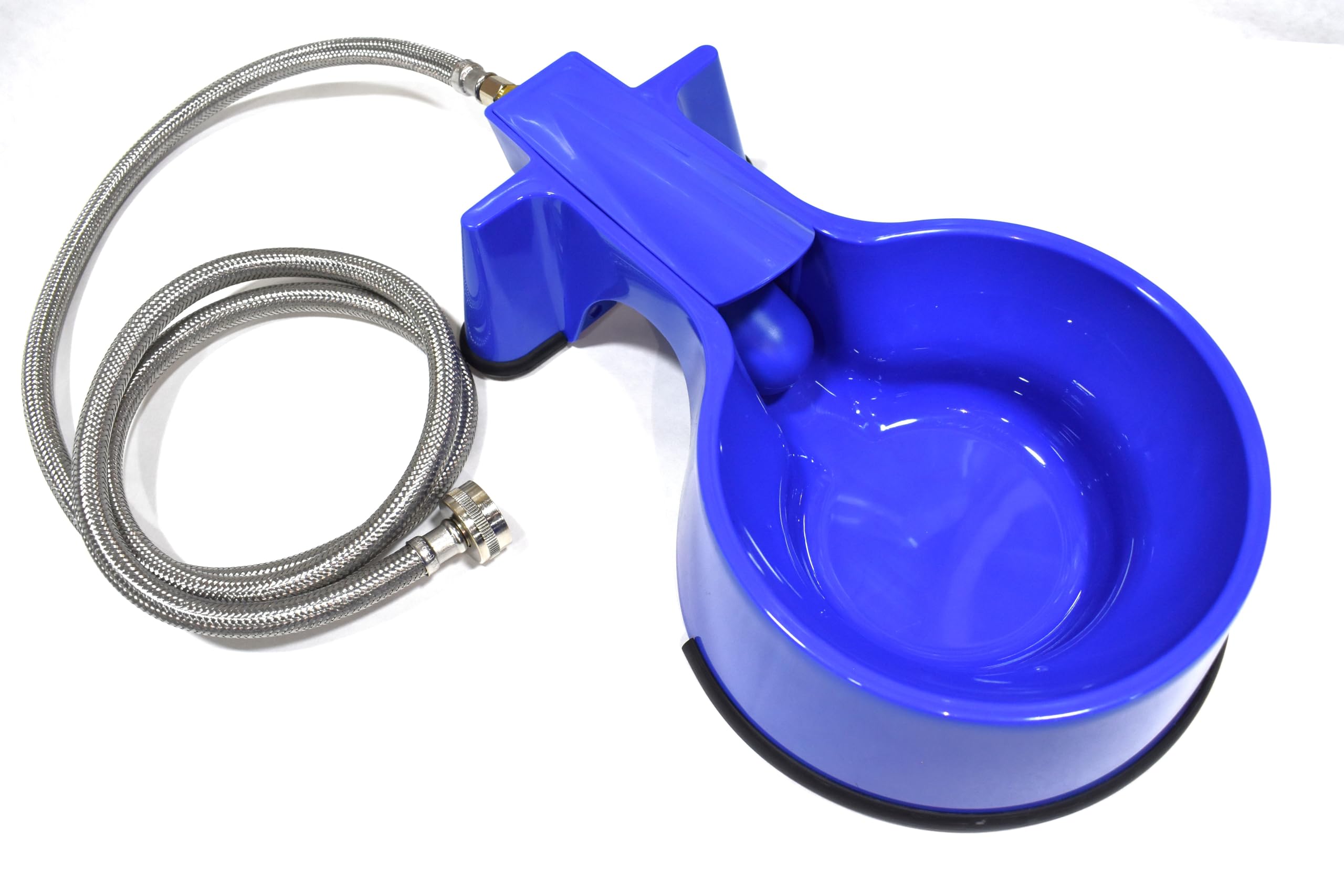 Stainless Steel Pet Water Bowl with 10ft Hose - Automatic Dog Cat Water Dispenser for Indoor Outdoor Use