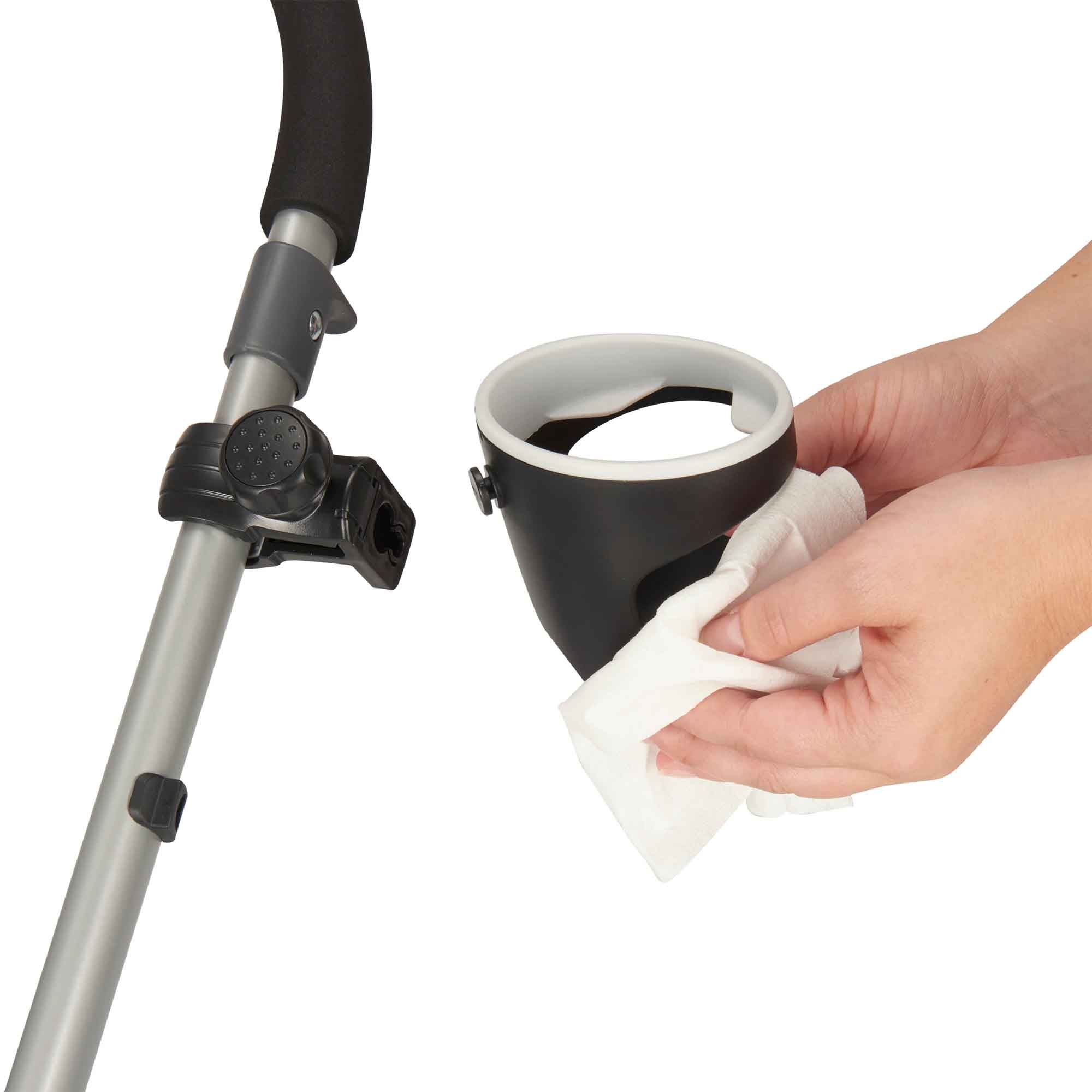 Evenflo Universal Car Seat Cup Holder - Compatible with Most Strollers & High Chairs - Spill-Proof Design for On-the-Go Parents - Perfect for Coffee, Juice & Baby Bottles