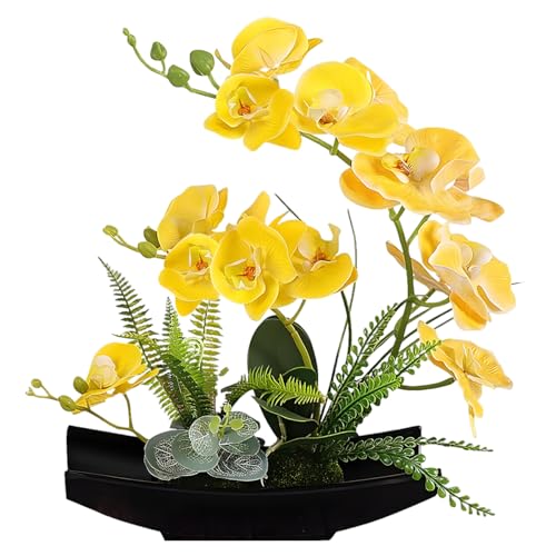 Yellow+black Vase