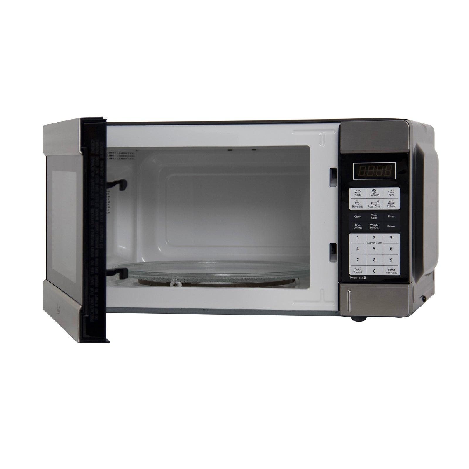 Avanti MT113K0W 1.1 Cu. Ft. Compact Countertop Microwave Oven - Perfect for Dorms, Small Kitchens & Office Break Rooms