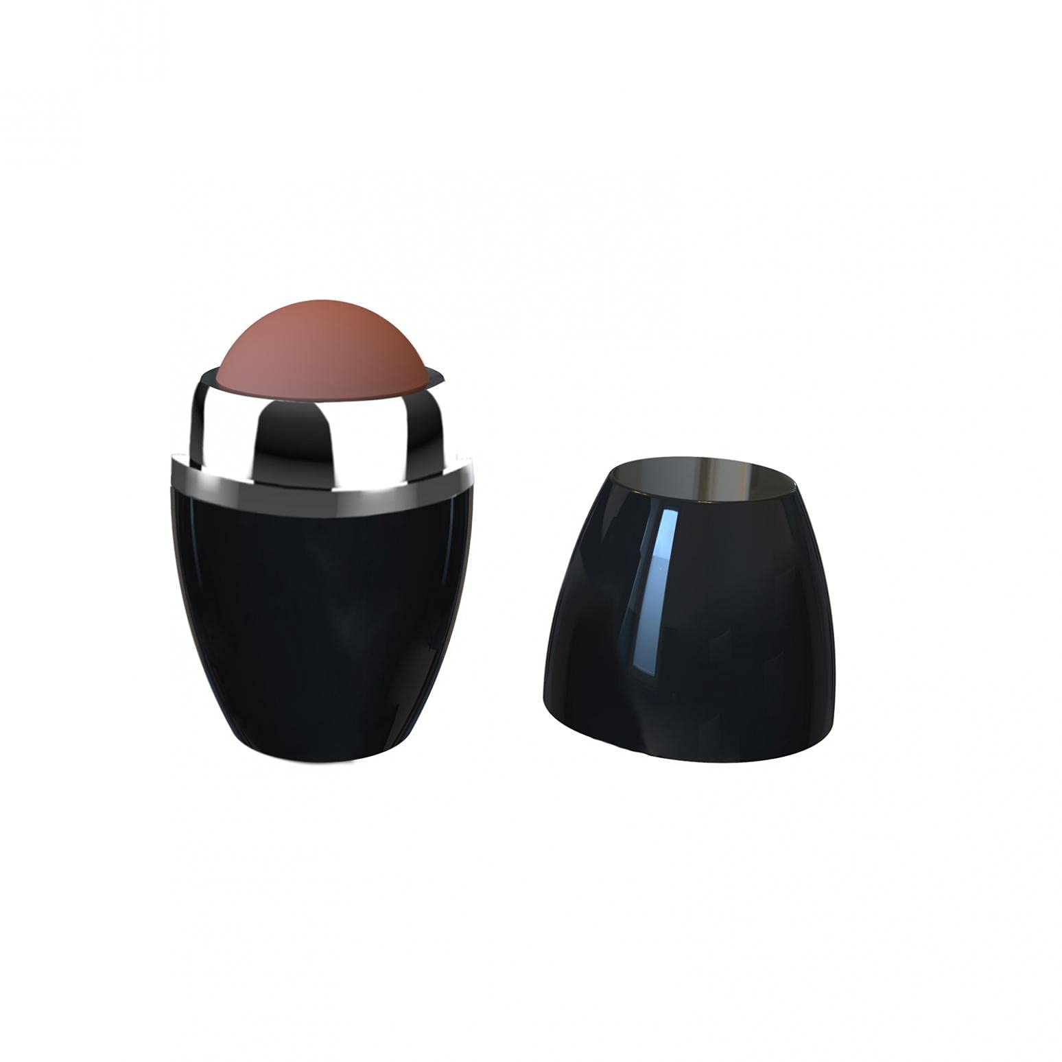 Oil-Absorbing Volcanic Roller for Face - Reusable Natural Volcanic Stone Facial Roller, Portable Oil Control & Excess Oil Blotting Tool for Oily Skin (Black) | Perfect for On-the-Go Shine Control & Makeup Touch-Ups