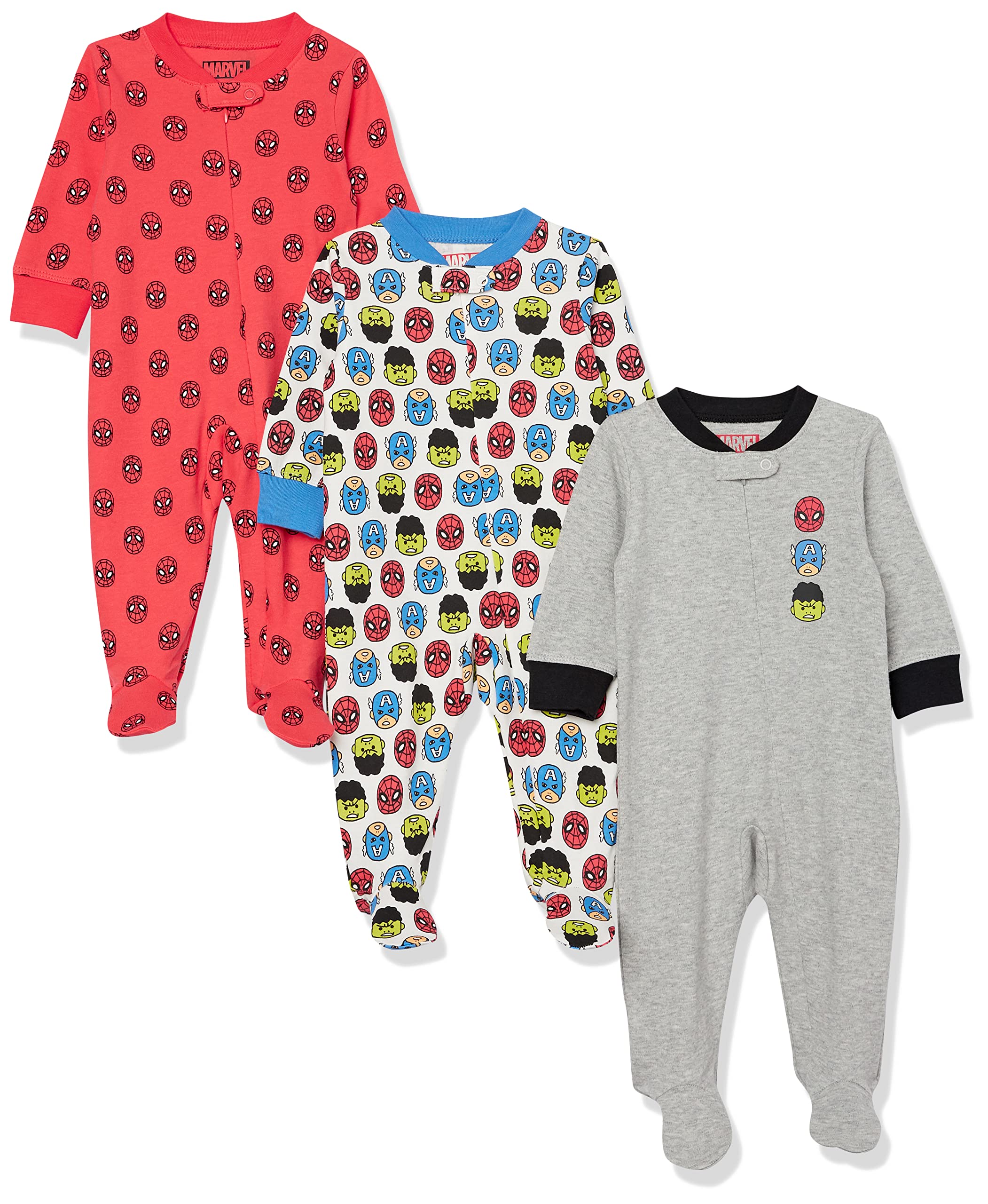Disney Marvel Star Wars Baby Boys' Pajama Sets - Multipacks for Sleep & Play