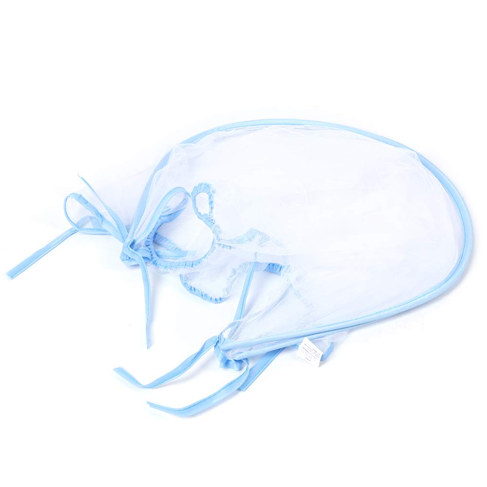 Portable Full Cover Mosquito Net for Baby Stroller - Lightweight Insect Protection for Pushchair & Infant Carrier (Blue) - Breathable Mesh Summer Use - Perfect for Outdoor Walks, Park Visits, Travel & Camping - Protect Baby from Bugs During Stroller Rides, Picnics, and Beach Trips