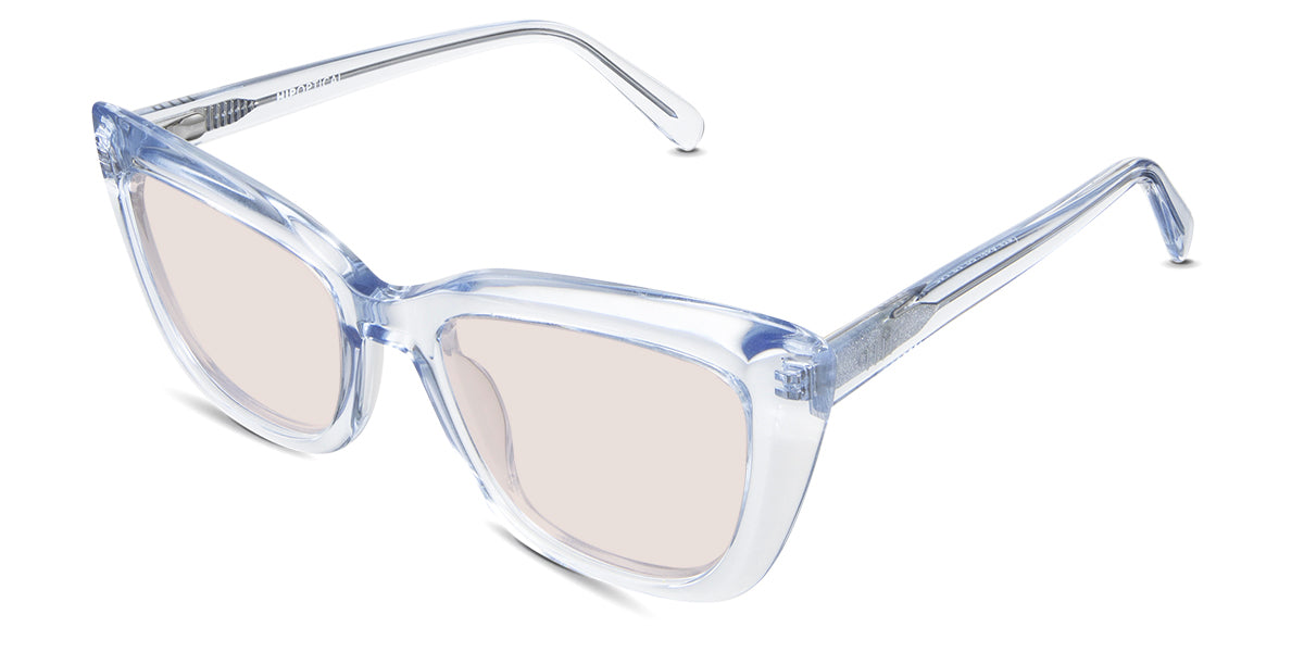 LESA Women's Prescription Tinted Glasses - Stylish & UV Protection for Reading, Driving & Outdoor Activities