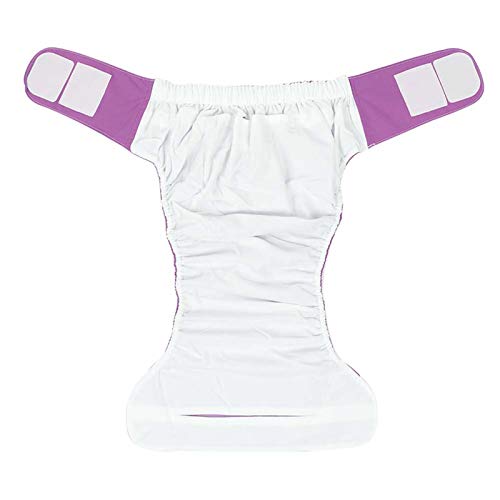 **Waterproof Reusable Adult Diaper Cover - Washable Cloth Nappy for Elderly & Incontinence - Comfortable Pocket Diaper for Day & Night Use**