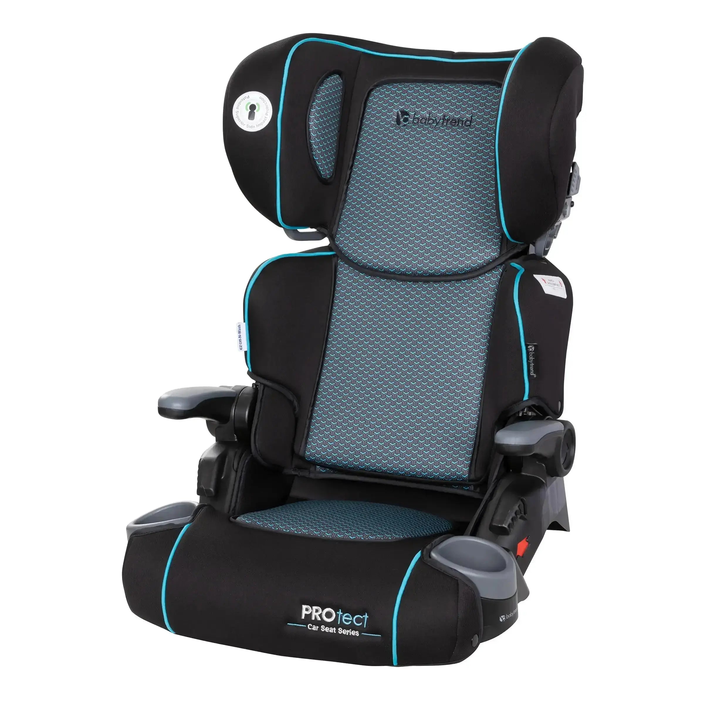 PROtect 2-in-1 Folding Booster Car Seat for Kids - Convertible High Back & Backless Car Seat for Travel & School - Safe & Portable for Toddlers 3-12 Years Old