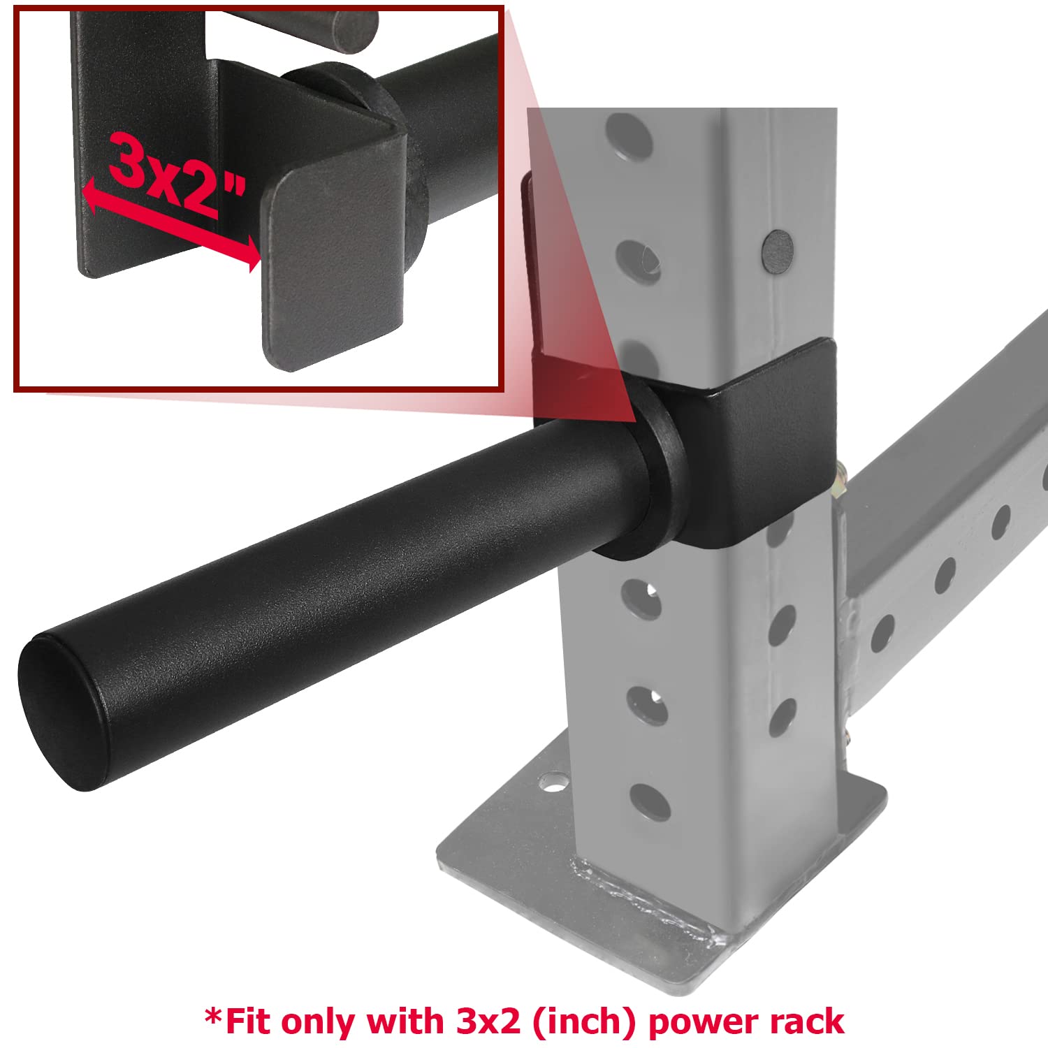 A2ZCARE Olympic Weight Plate Holder - 2 Inch Power Rack Attachment for Gym Equipment - Secure Weight Plate Storage Organizer - Perfect for Home Gym & Commercial Fitness Centers
