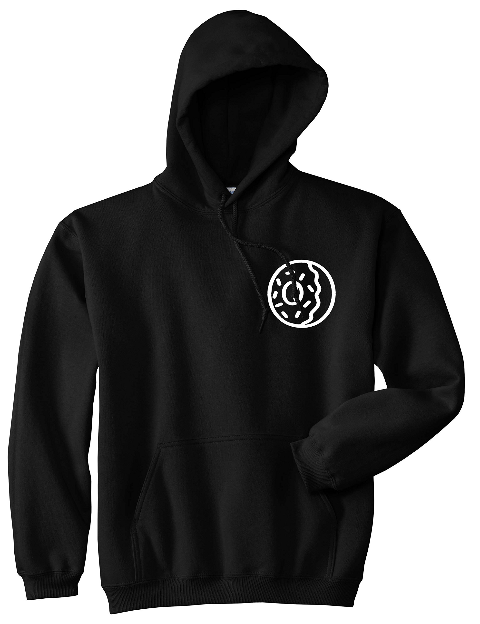 Kings Of NY Donut with Sprinkles Foodie Hoodie - Cute Donut Graphic Sweatshirt for Coffee Lovers & Bakery Enthusiasts - Perfect for Cafes, Brunch Dates & Casual Outings